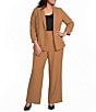 Skies Are Blue Plus Size Straight Leg Pants - Image 3