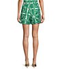 Skies Are Blue Printed Flat Front Coordinating Shorts - Image 2