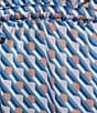Color:Blue - Image 3 - Printed Strapless Tie Waist Jumpsuit