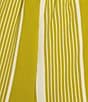 Skies Are Blue Coordinating Stripe Print High Waisted Wide Leg Pants, Color:Chartreuse - Image 4