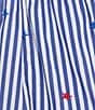 Skies Are Blue Stripe Star Embroidered Pull On Shorts - Image 4