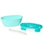 Color:Teal - Image 3 - Baby Easy-Serve Travel Bowl & Spoon