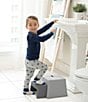Color:Grey - Image 2 - Double-Up Step Stool