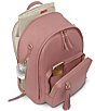 Color:Pink - Image 3 - Greenwich Tasseled Vegan Leather Backpack Diaper Bag