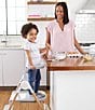 Color:White/Grey - Image 6 - Sit-To-Step High Chair