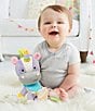 Color:Multi - Image 2 - Unicorn Buddy Rattle Toy & Teether