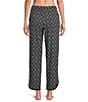 Sleep Sense Black Geo Print Coordinating Sleep Pants, Color:Black Geo - Image 2
