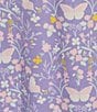 Sleep Sense Butterfly Print Short Sleeve Crew Neck Knit Nightshirt, Color:Spring Butterflies - Image 3