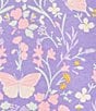 Sleep Sense Butterfly Print Short Sleeve Scoop Neck Coordinating Knit Sleep Top, Color:Spring Butterflies - Image 4