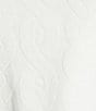 Sleep Sense Cable Knit Print Velour Long Sleeve Crew Neck Coordinating Sleep Top - Image 4