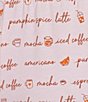 Sleep Sense Coffee Script Print Coordinating Knit Sleep Pants - Image 4