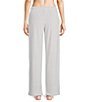 Sleep Sense Grey Print Velour Drawstring Elastic Waist Coordinating Holiday Sleep Pants - Image 2