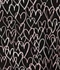 Sleep Sense Heart Print Scoop Neck 3/4 Sleeve Knit Coordinating Sleep Top, Color:Heart Print - Image 4