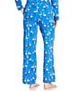 Sleep Sense Holiday Flamingo Print Knit Drawstring Coordinating Sleep Pants, Color:Navy Flamingo - Image 2