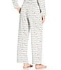 Sleep Sense Holiday Lights Print Knit Drawstring Coordinating Sleep Pants, Color:Holiday Lights - Image 2