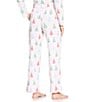 Sleep Sense Holiday Retro Tree Print Knit Drawstring Coordinating Sleep Pants, Color:Retro Tree - Image 2