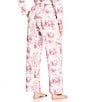 Sleep Sense Holiday Winter Toile Print Knit Drawstring Coordinating Sleep Pants, Color:Winter Toile - Image 2