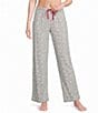 Sleep Sense Holiday Winter Toile Print Knit Drawstring Coordinating Sleep Pants - Image 1