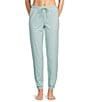 Sleep Sense Irish Geo Knit Drawstring Tie Coordinating Sleep Joggers - Image 1