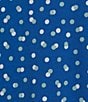 Sleep Sense Jersey Knit Confetti Dot Long Sleeve Crew Neck Coordinating Sleep Top - Image 4