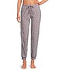 Sleep Sense Knit Abstract Dot Drawstring Tie Coordinating Sleep Joggers, Color:Abstract Dot - Image 1