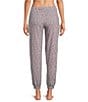Sleep Sense Knit Abstract Dot Drawstring Tie Coordinating Sleep Joggers, Color:Abstract Dot - Image 2