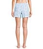 Sleep Sense Knit Multi Ikat Print Coordinating Sleep Shorts - Image 2