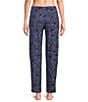 Sleep Sense Moonlit Cats Print Coordinating Knit Sleep Pants - Image 2