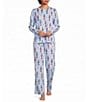 Sleep Sense Nutcracker Print Knit Drawstring Coordinating Sleep Pants - Image 3
