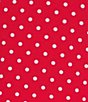 Sleep Sense Petite Size Polka Dot Print Long Sleeve Crew Neckline Knit Pajama Set - Image 5