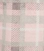 Sleep Sense Pink Plaid Print Velour Drawstring Tie Coordinating Sleep Pants - Image 4