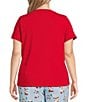 Sleep Sense Plus Mr. Bingle Short Sleeve Knit Holiday Coordinating Sleep Top - Image 2