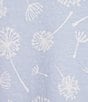 Sleep Sense Plus Size Dandelion Print Short Sleeve Crew Neck Knit Nightshirt, Color:Dandelions - Image 3
