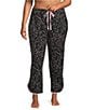 Sleep Sense Plus Size Heart Print Coordinating Sleep Pants, Color:Heart Print - Image 1