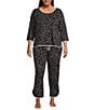 Sleep Sense Plus Size Heart Print Coordinating Sleep Pants, Color:Heart Print - Image 3