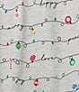 Sleep Sense Plus Size Holiday Lights Print Knit Drawstring Coordinating Sleep Pants, Color:Holiday Lights - Image 4