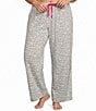 Sleep Sense Plus Size Hot Lights Print Knit Drawstring Coordinating Sleep Pants - Image 1