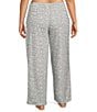 Sleep Sense Plus Size Hot Lights Print Knit Drawstring Coordinating Sleep Pants - Image 2