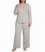 Sleep Sense Plus Size Hot Lights Print Knit Drawstring Coordinating Sleep Pants - Image 3