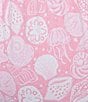 Sleep Sense Plus Size Knit Summer Shell Print Drawstring Tie Coordinating Sleep Capri Pants, Color:Summer Shell - Image 3