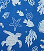 Sleep Sense Plus Size Knit Turtle Print Drawstring Tie Coordinating Sleep Capri Pants - Image 4