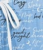 Sleep Sense Plus Size Sleep Script Print Coordinating Sleep Pants, Color:Sleep Script - Image 4