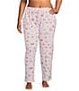 Sleep Sense Plus Size Tossed Fall Print Coordinating Knit Sleep Pants - Image 1