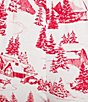 Sleep Sense Plus Size Winter Toile Print Knit Drawstring Coordinating Sleep Pants - Image 4