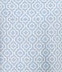 Sleep Sense Scoop Neck 3/4 Sleeve Knit Coordinating Sleep Top, Color:Blue Tile Print - Image 4