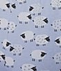 Sleep Sense Sheep Print Knit Drawstring Tie Coordinating Sleep Joggers - Image 4