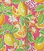 Color:Lemon Print - Image 5 - Short Sleeve Crew Neck Knit Lemon Print Nightgown