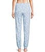 Sleep Sense Snowy Trees Print Knit Drawstring Tie Coordinating Holiday Sleep Joggers, Color:Snowland - Image 2