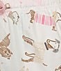Sleep Sense Sweater Dogs Print Woven Twill Drawstring Tie Coordinating Sleep Pants, Color:Sweater Dogs - Image 3