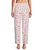 Sleep Sense Tossed Fall Print Coordinating Knit Sleep Pants - Image 2